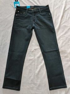 Men's Dark Wash Straight Leg Jeans