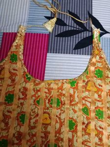 Patterned Sleeveless Top