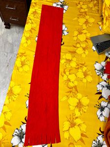 Solid Deep Orange Scarf