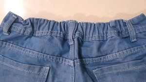 Baggy Strecheble Denim Bottom