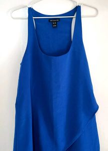 MNG Blue Assymetrical Quirky Dress