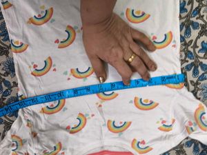 Cute Rainbow Print Top