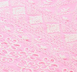 women pink and white  embroided chika