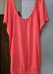 Peach dress cum top from ONLY