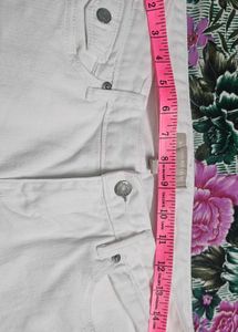Banana Republic White Cropped Jeans 28/6p