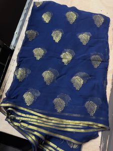 Elegant Blue Saree