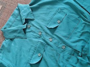 Green Shirt Dress