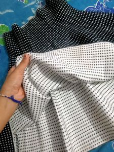 Chic Polka Dot A-Line Skirt