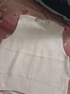 Pink Knit Vest