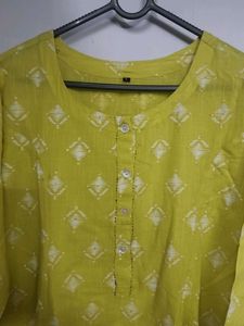 Elegant Lime Green Kurta