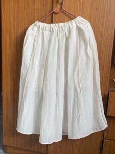 Solid White Skirt