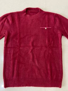 Burgundy Knit Sweater/ Pullover - Winter Wear