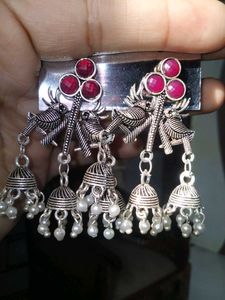 Silver Birds Classy Jhumkass