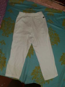 White linen Pants