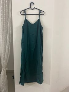 Dark Green Party Wear Dress
