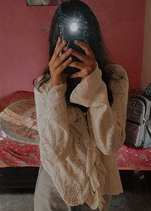 Ruffle Knit Cardigan