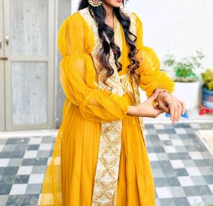 Haldi Special Yellow Outfit