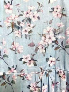 Floral Chiffon Midi Dress