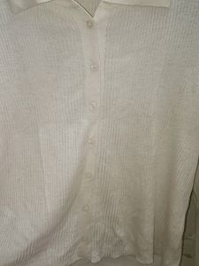 White Shirt And  Blue Jeans Combo For Women