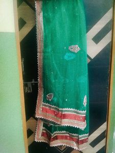 Beautiful Emerald Green Lehenga