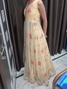 Elegant Embroidered Ethnic Gown