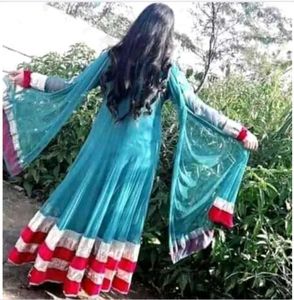 Ethic Gown With Dupatta
