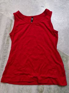 Red New High Quality Tank Top