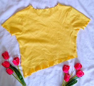 Lettuce Hem Y2K Style Top