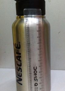 Steel Nescafe Bottle ( For Cold Cofee)