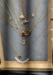 Gold Layered Necklace Set