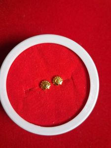Gold Stud Earring 22crt Gol