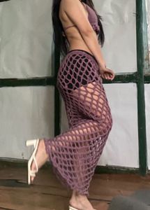 Crochet Top &amp; Skirt Set