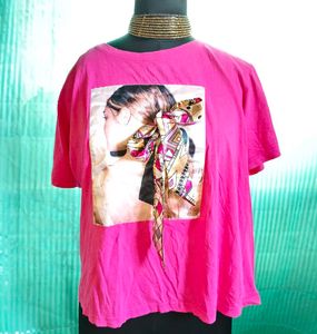 Size M/ L🎁Buy 2 Get 1 Free🎁 Pink Graphic Tee
