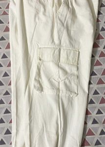 White Cargo Pants