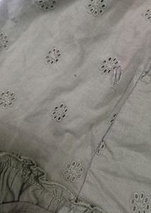 Mehndi Colour Mini Skirt