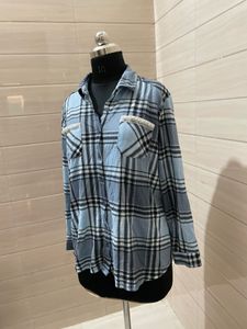 Pintresty oversized check shirt