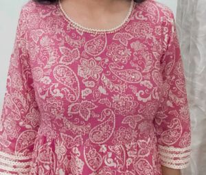 Pink Dress With Ghera💕