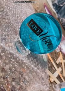 Love You Resin Art