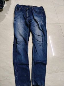 Dark Blue Denim Jeans