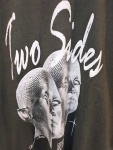 TWO SIDES UNISEX PRINTED OVERSIZE TEE 🔥🔥