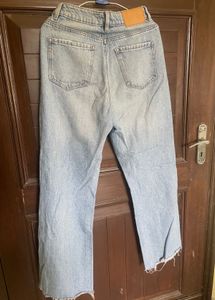 Wide Leg Garage Denim Jeans