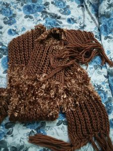 Woolen Muffler And Cap Set For Women