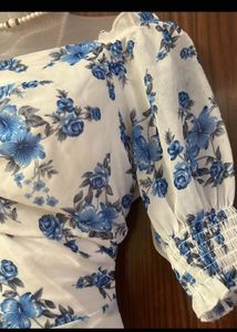 Floral Print Midi Dress❤️🌸