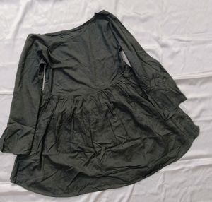 Military Green Casual Dress