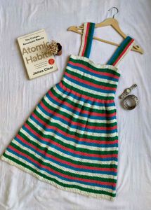 Striped Knit Dress