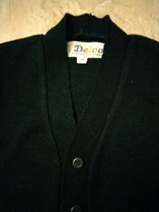 Woollen Blouse (Black, 34&#34;)