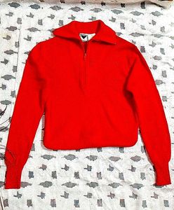 Vintage Red Pullover Sweater