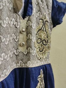 Elegant Navy Blue Dress