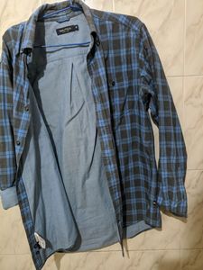 Nautica Checkered Blue Shirt