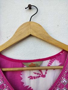 Pink Anouk Kurta Set